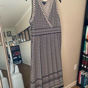 Geometric print dress